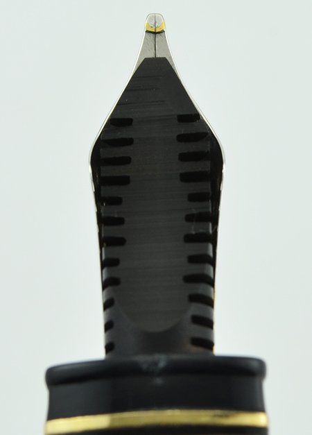 Omas 360 Fountain Pen - Black with Gold Trim, 18k Medium